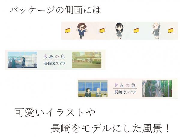 きみの色コラボカステラ